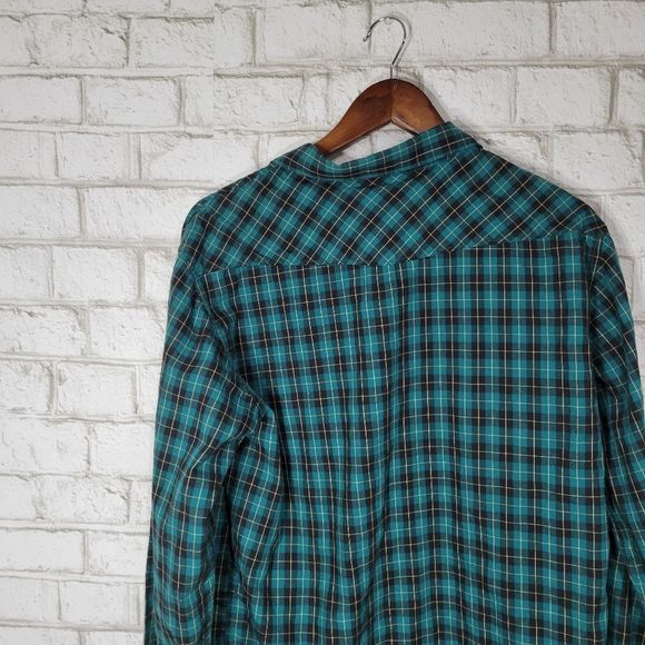 Billabong long sleve flannel print button down - Picture 11 of 14
